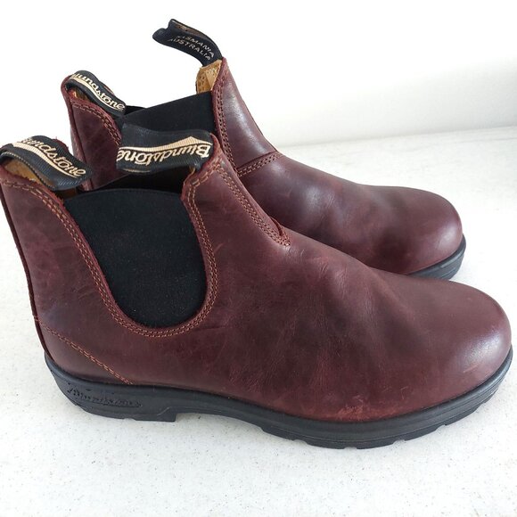 Blundstone #1440 Chelsea Boots Ankle Redwood US Men's size 9.5 US Women's 11.5 - Picture 1 of 7